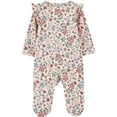 thumbnail image 2 of Carter's Child of Mine Baby Girls' Sleep N Play - Beige Floral, 2 of 3