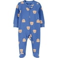 thumbnail image 1 of Carter's Child of Mine Baby Boys' Sleep N Play - Blue Bear Head, 1 of 3