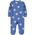 thumbnail image 2 of Carter's Child of Mine Baby Boys' Sleep N Play - Blue Bear Head, 2 of 3