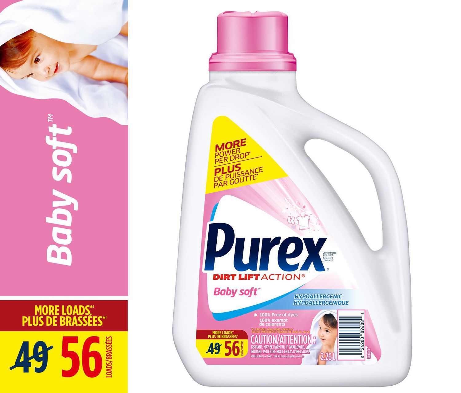 Détergent À Lessive Liquide Purex, Bébé Soft | Walmart Canada