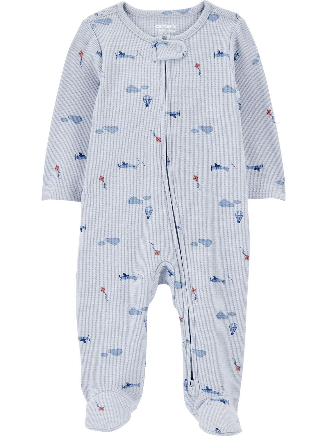 Carter's Child of Mine Baby Boys' Sleep N Play - Blue Hot Air Balloon