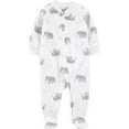 thumbnail image 1 of Carter's Child of Mine Baby Unisex Sleep N Play - Grey Elephant, 1 of 3