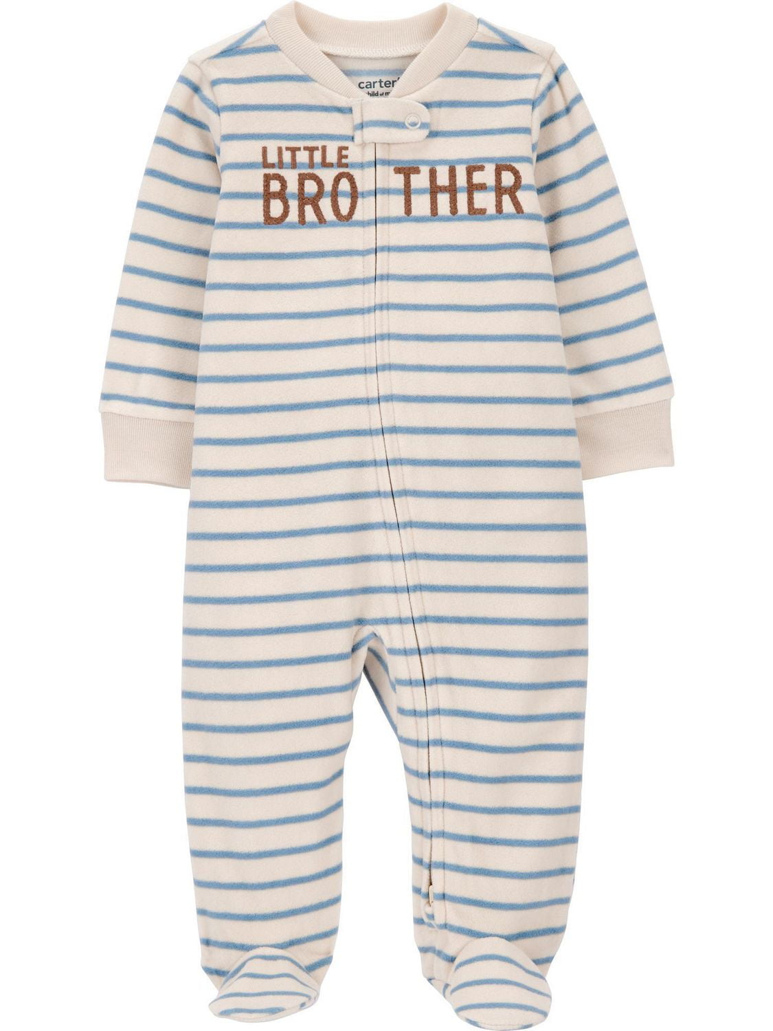 Carter's Child of Mine Baby Boys' Sleep N Play - Stripe Little Brother
