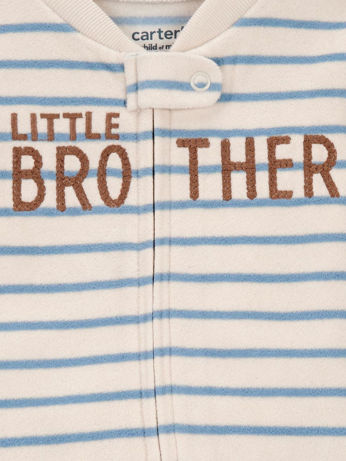 Carter's Child of Mine Baby Boys' Sleep N Play - Stripe Little Brother
