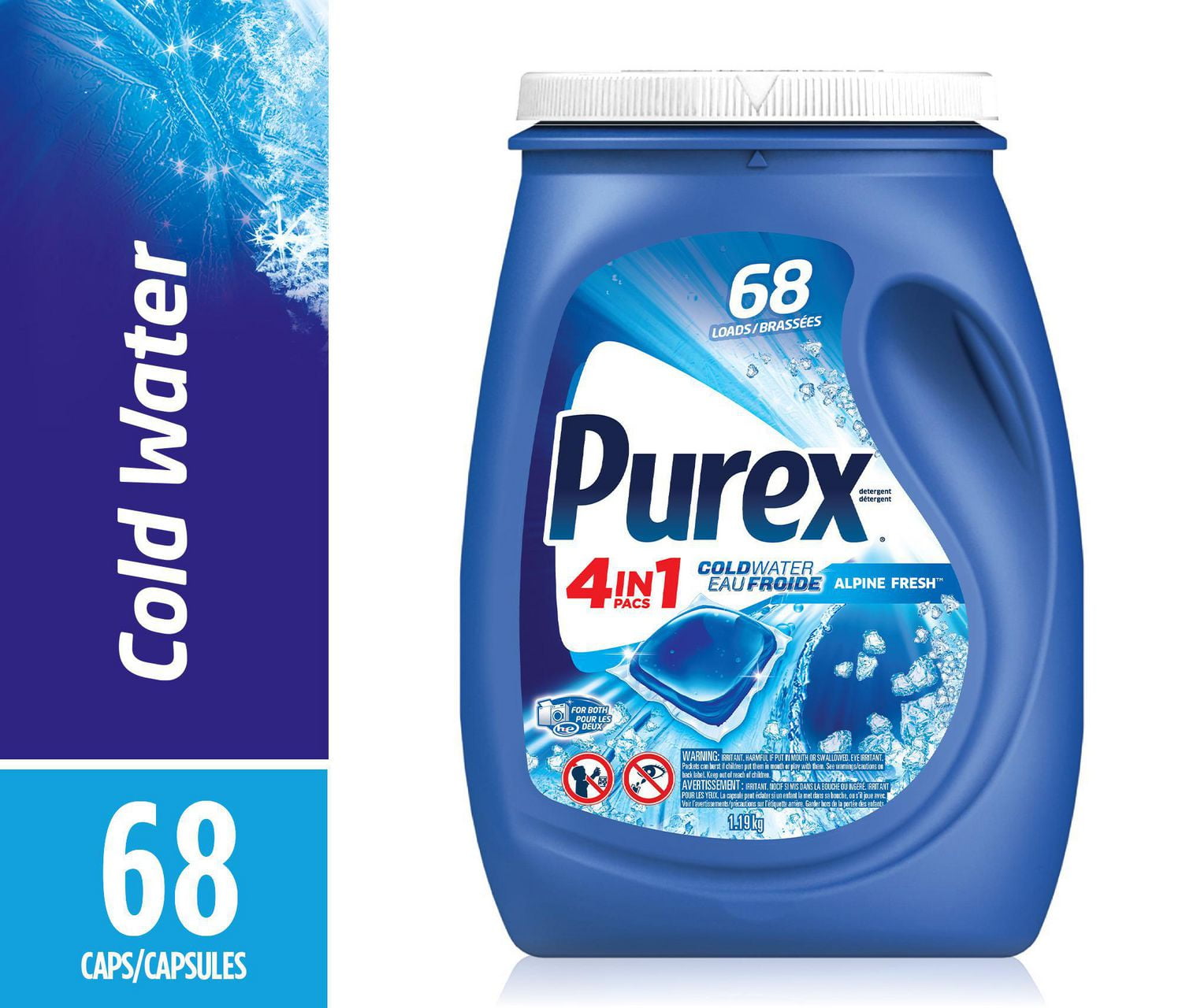 Purex Laundry Detergent Pacs, 4in1 Cold Water Walmart Canada