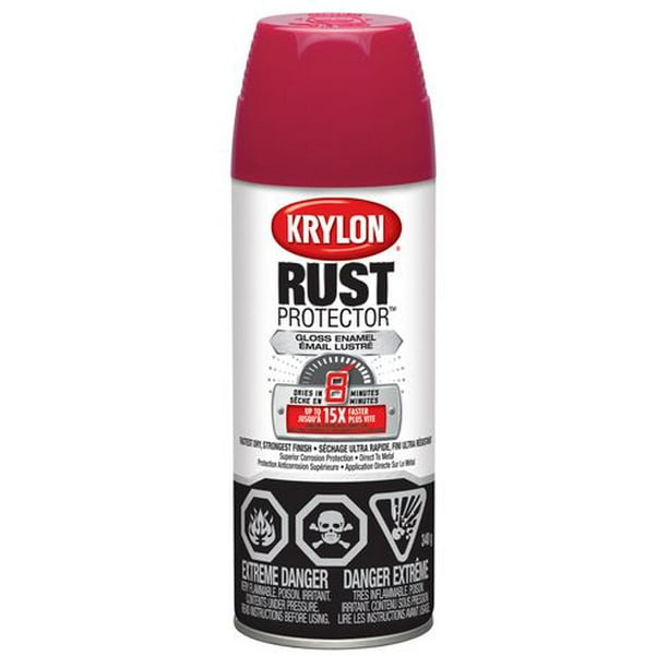 La peinture Krylon® Rust Protector™ Rouge classique lustré