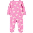 thumbnail image 2 of Carter's Child of Mine Baby Girls' Sleep N Play - Purple Heart, 2 of 3