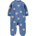 thumbnail image 2 of Carter's Child of Mine Baby Boys' Sleep N Play - Blue Bear Head, 2 of 3