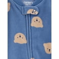 thumbnail image 3 of Carter's Child of Mine Baby Boys' Sleep N Play - Blue Bear Head, 3 of 3