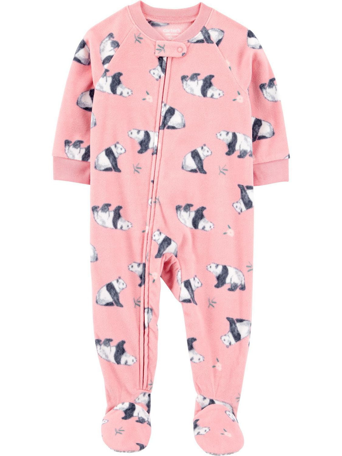 Carter's Child of Mine Toddler Girls' 1-Piece Pajama - Pink Panda, Sizes: 6/9 Months 5T