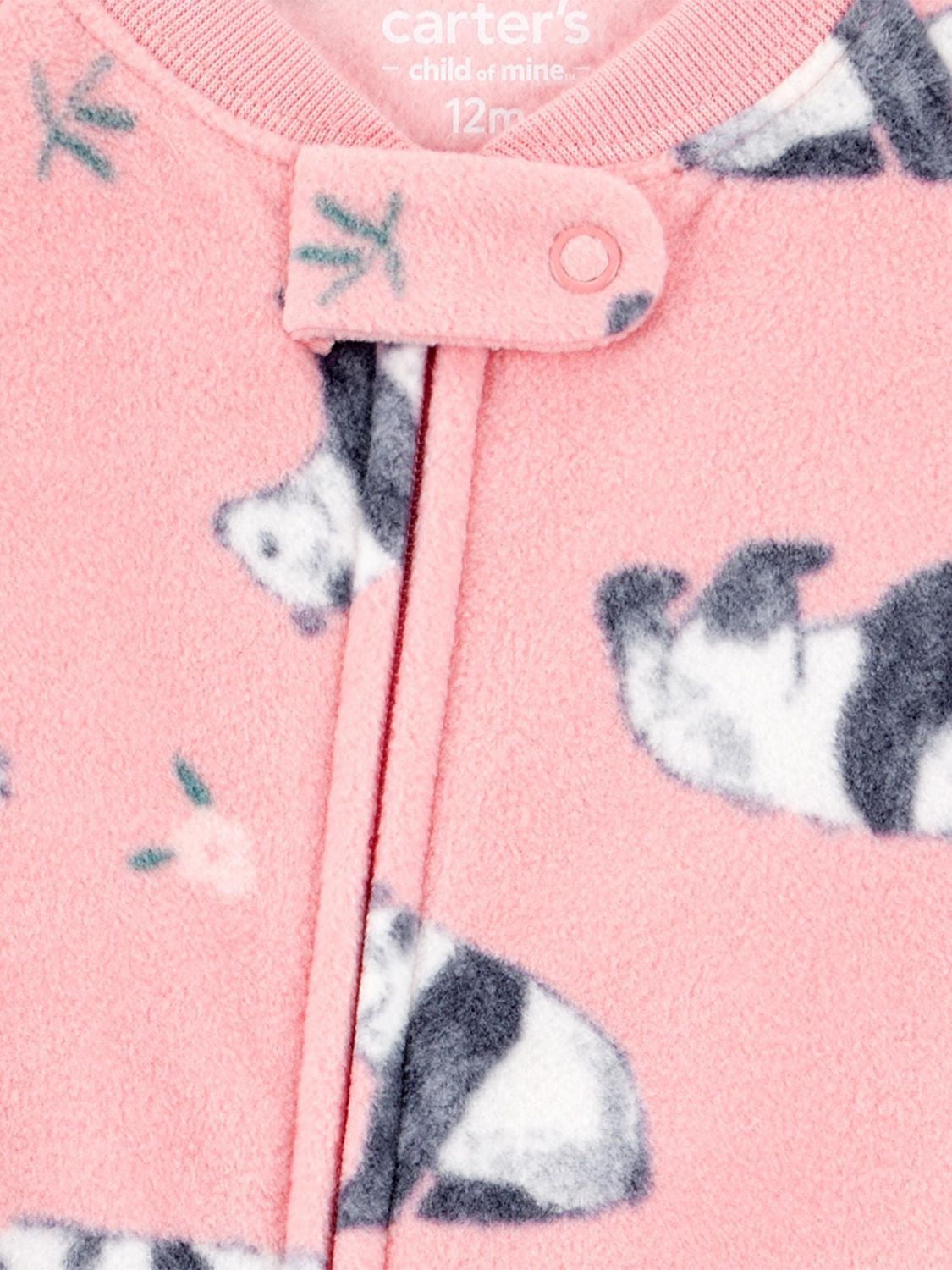Carter's Child of Mine Pyjama 1 pièce pour petite fille - Panda rose Tailles : 6/9 mois 5T