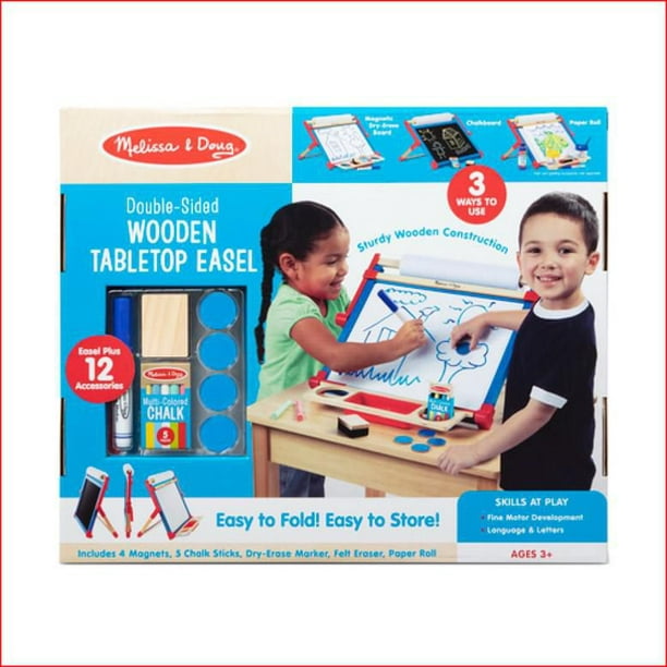 Melissa & Doug Deluxe Double-Sided Tabletop Easel 