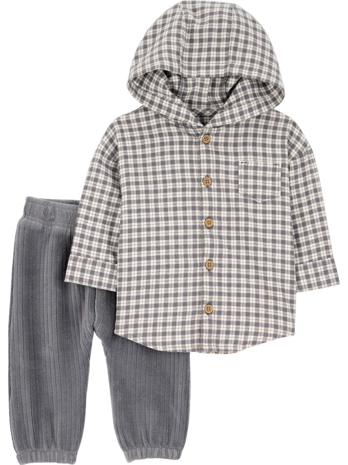 Ensemble 2 pièces pour bébé garçon Carter's Child of Mine - Plaid Tailles : Prématuré 24 mois