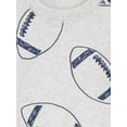 thumbnail image 3 of Carter's Child of Mine Baby Boys' 2 Piece Set - Gray Football, 3 of 3