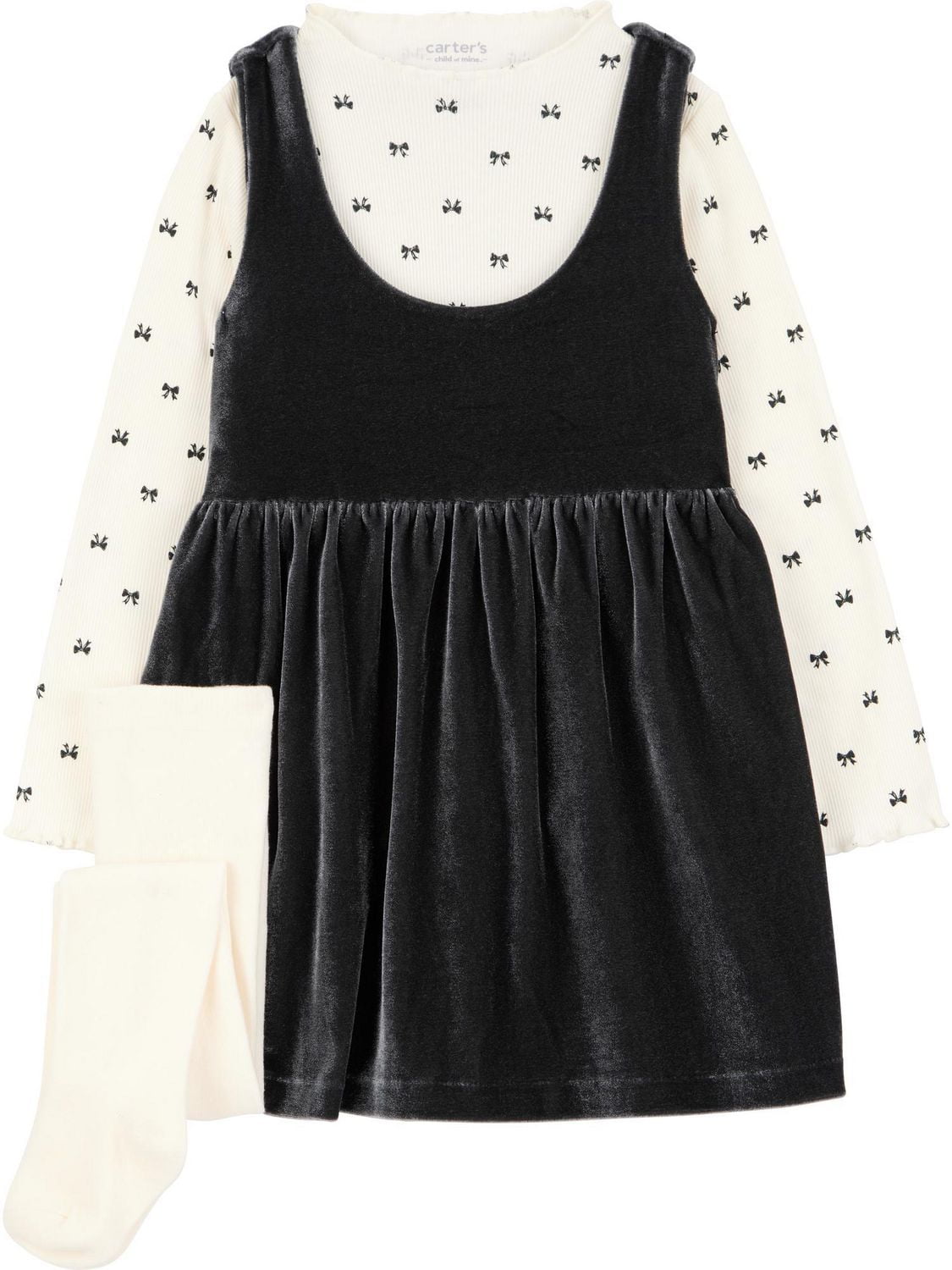 Carter's Child of Mine Jumper Set - Black Bows Sizes 12 months 5T