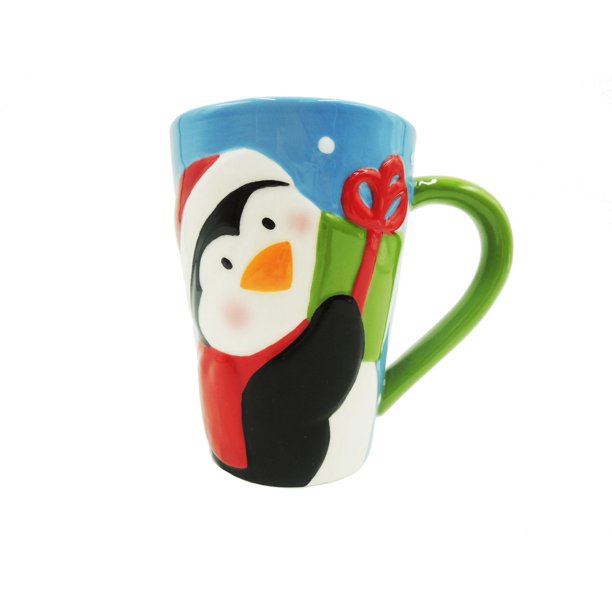 Tasse pour café de Holiday Time 14,79 oz, grande - pingouin