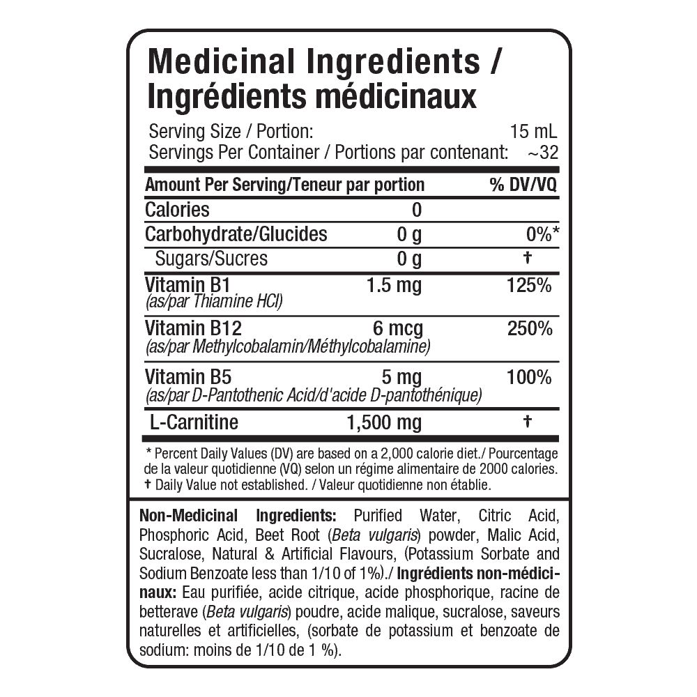 l carnitine 1500 ingredients Allmax L-Carnitine Liquid 473 mL Fruit Punch APLB Glutathione Niacinamide Ampoule score:99 Size:100 Serve