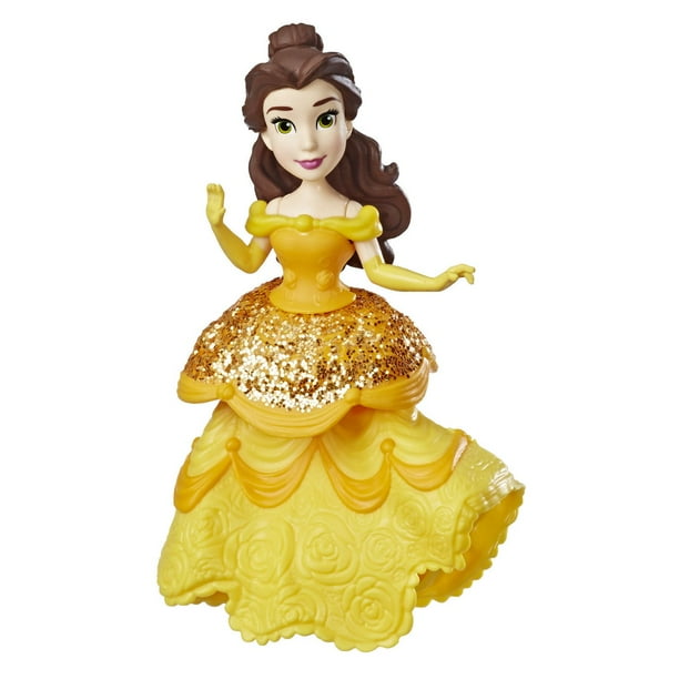 Disney Princess Belle Doll with Royal Clips Fashion, One-Clip Skirt 