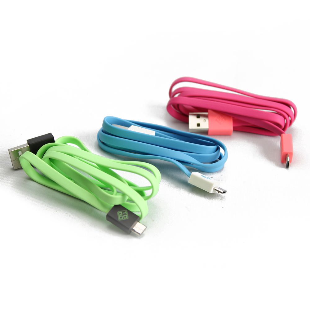 BlueDiamond ToGo 3 Pack Micro Usb Sync and Charge Cables for Android ...