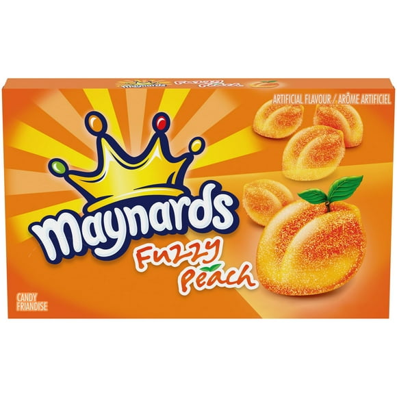 Maynards, Fuzzy Peach Candy, Gummy Candy, Candy Box, 100 g