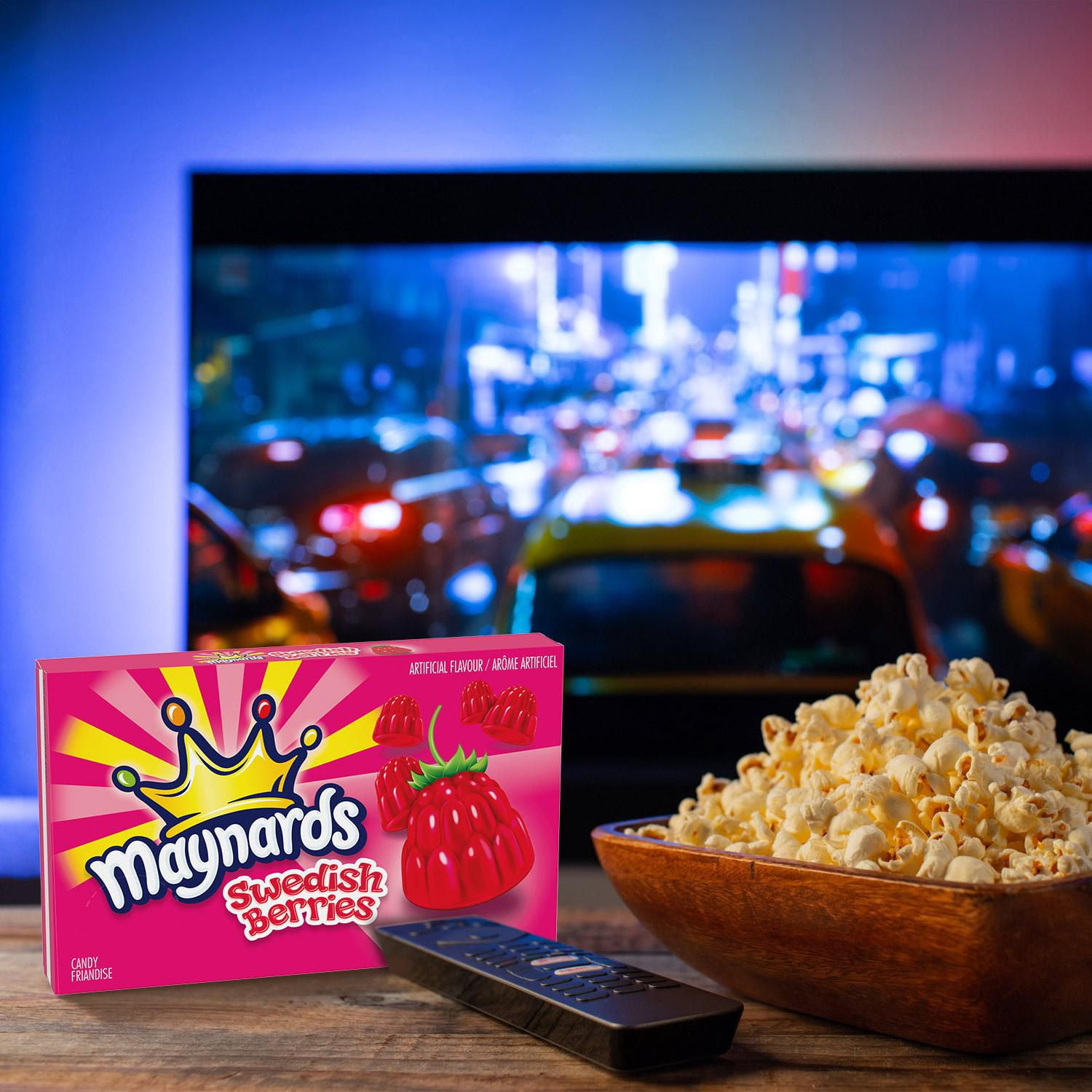 Maynards, Swedish Berries Candy, Gummy Candy, Candy Box, 100 g