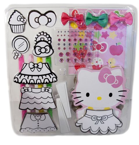Hello Kitty ensemble d'habillage en bois magnétique 