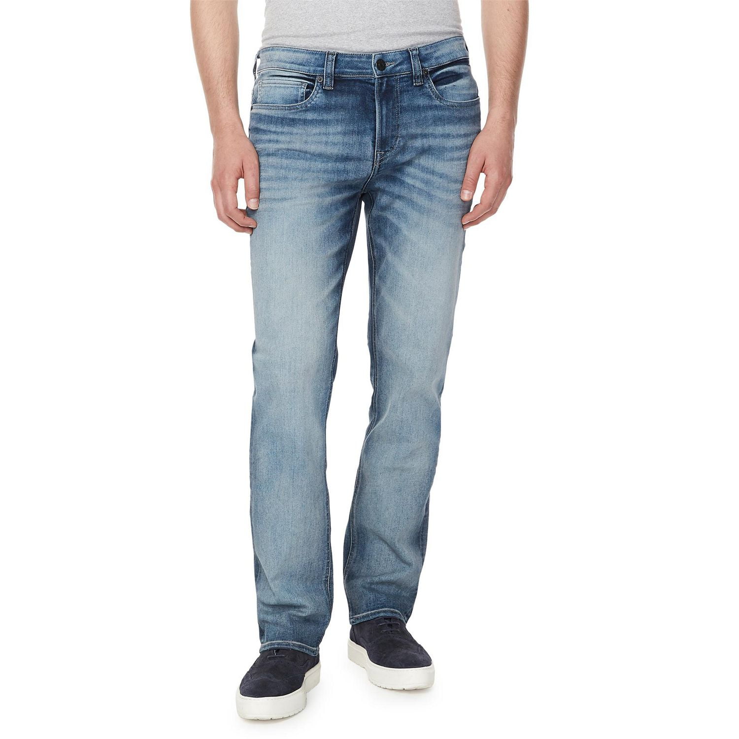 Jean à Jambe Droite Contrastée Pour Homme Par iJeans