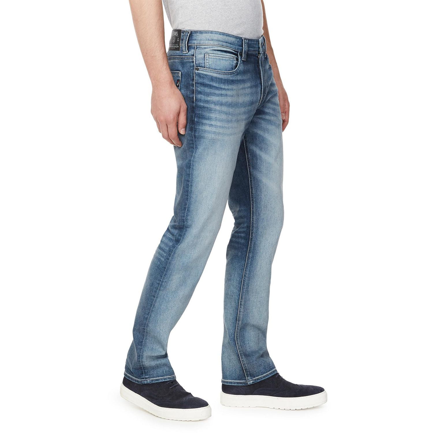 Jean à Jambe Droite Contrastée Pour Homme Par iJeans