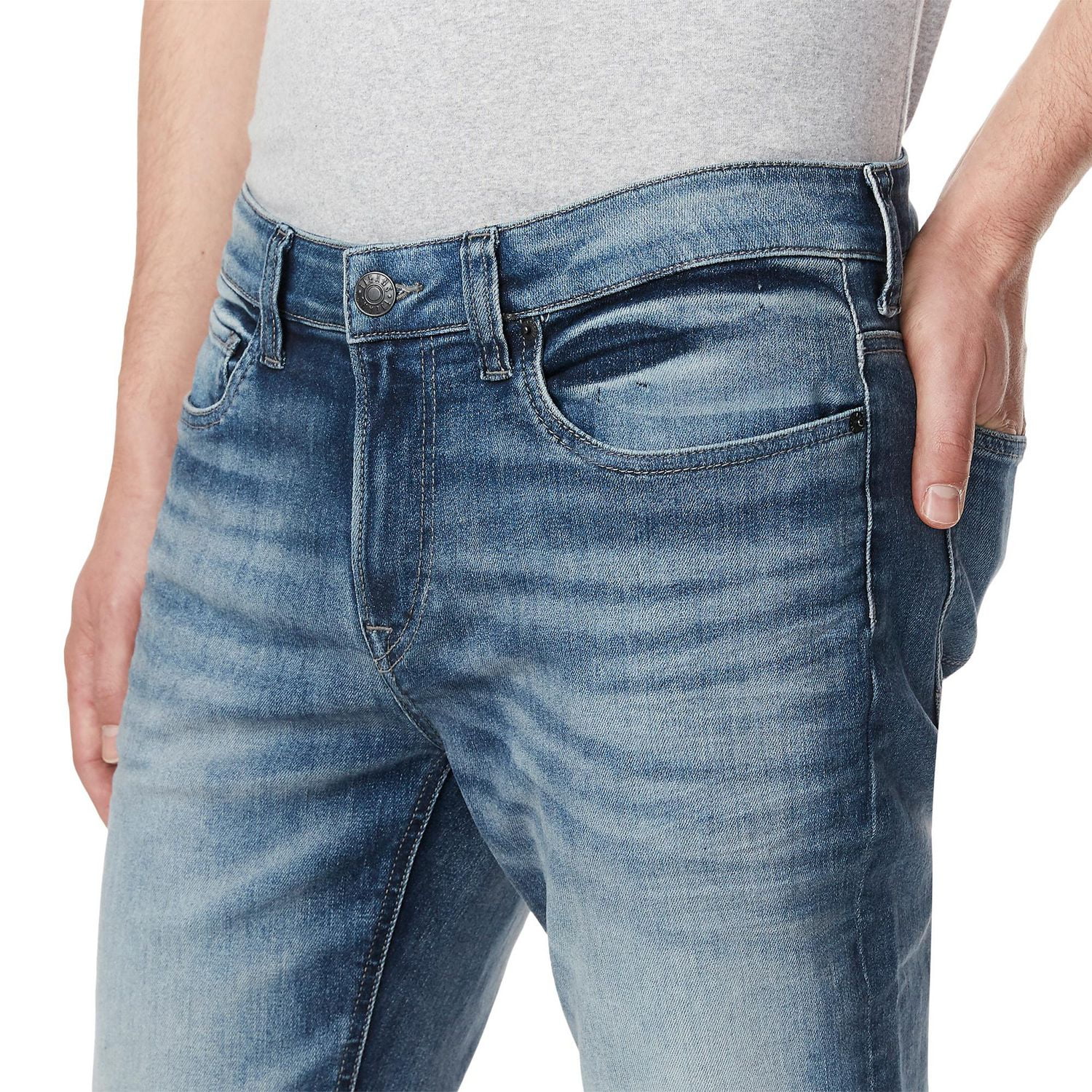 Jean à Jambe Droite Contrastée Pour Homme Par iJeans