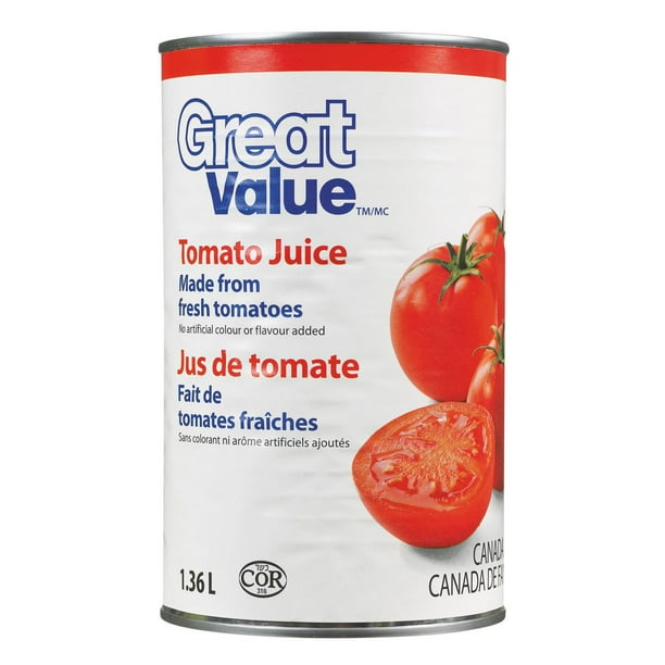 Great Value Tomato Juice, Great Value Tomato Juice Walmart.ca