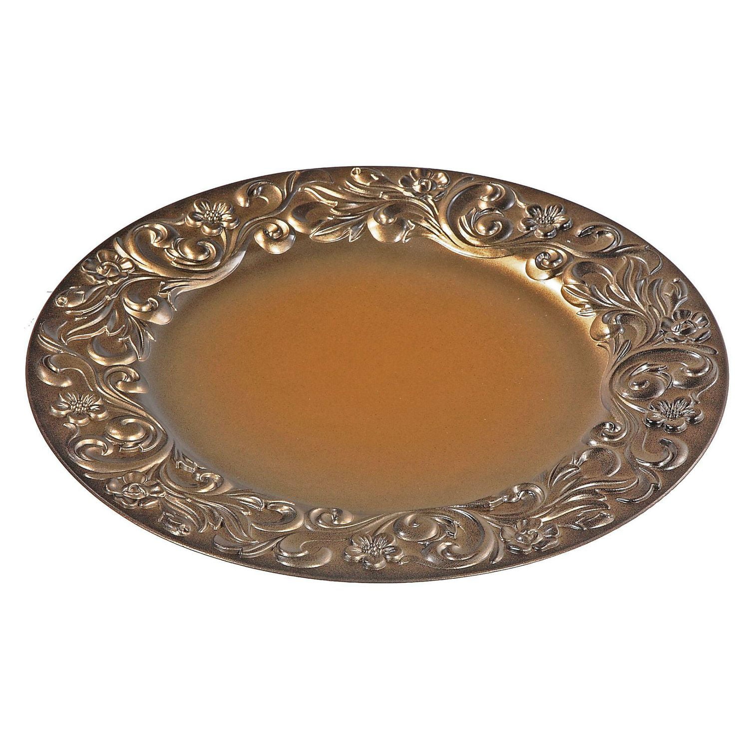 Charger Plate (Baroque) (Gold Brushed)Set of 6 Walmart Canada