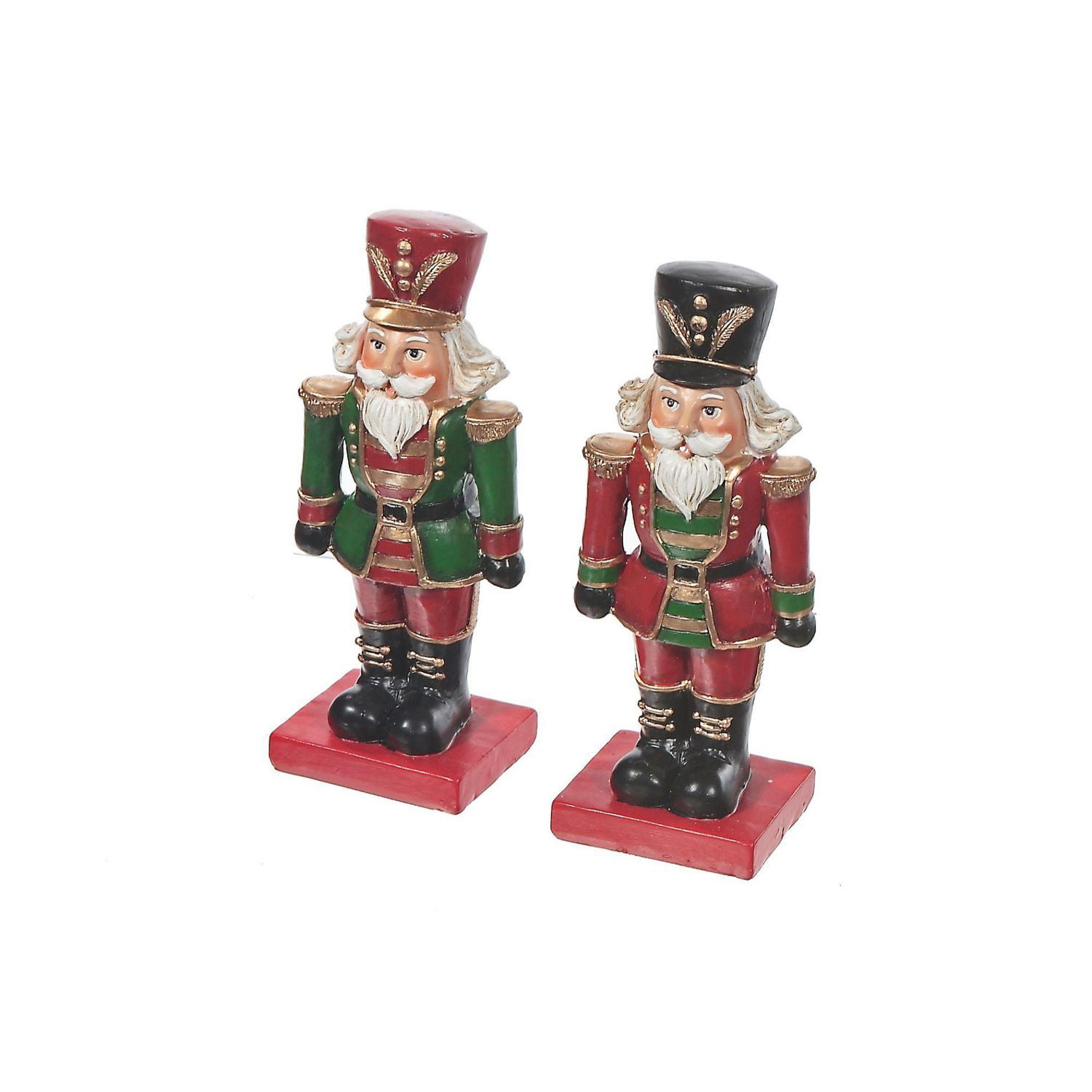 Polyresin Standing Nutcracker Figurine (Asstd)Set of 2 Walmart Canada