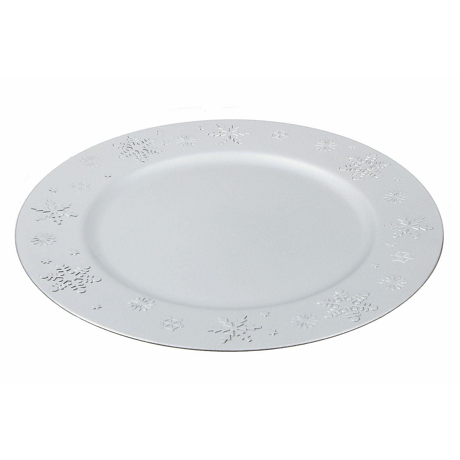 Snowflake Plate Chargers at Laura King blog