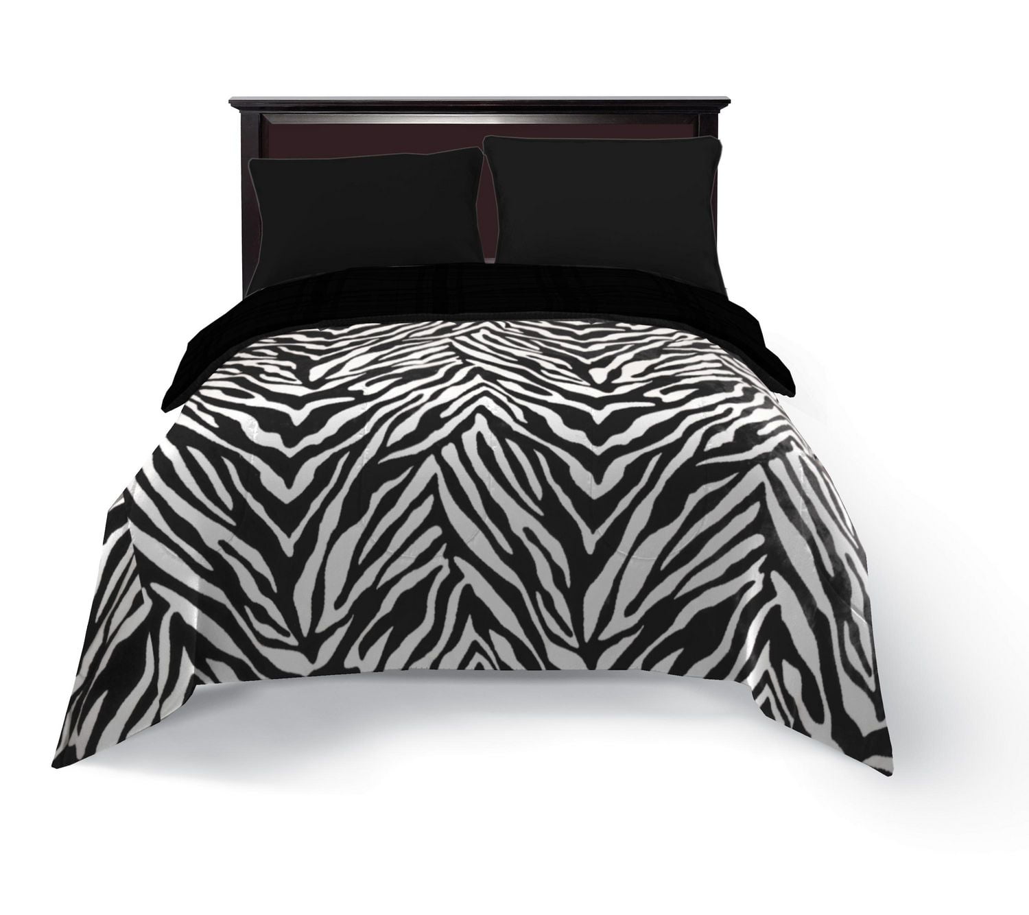 Zebra Print Royal Plush Comforter, Twin Walmart Canada