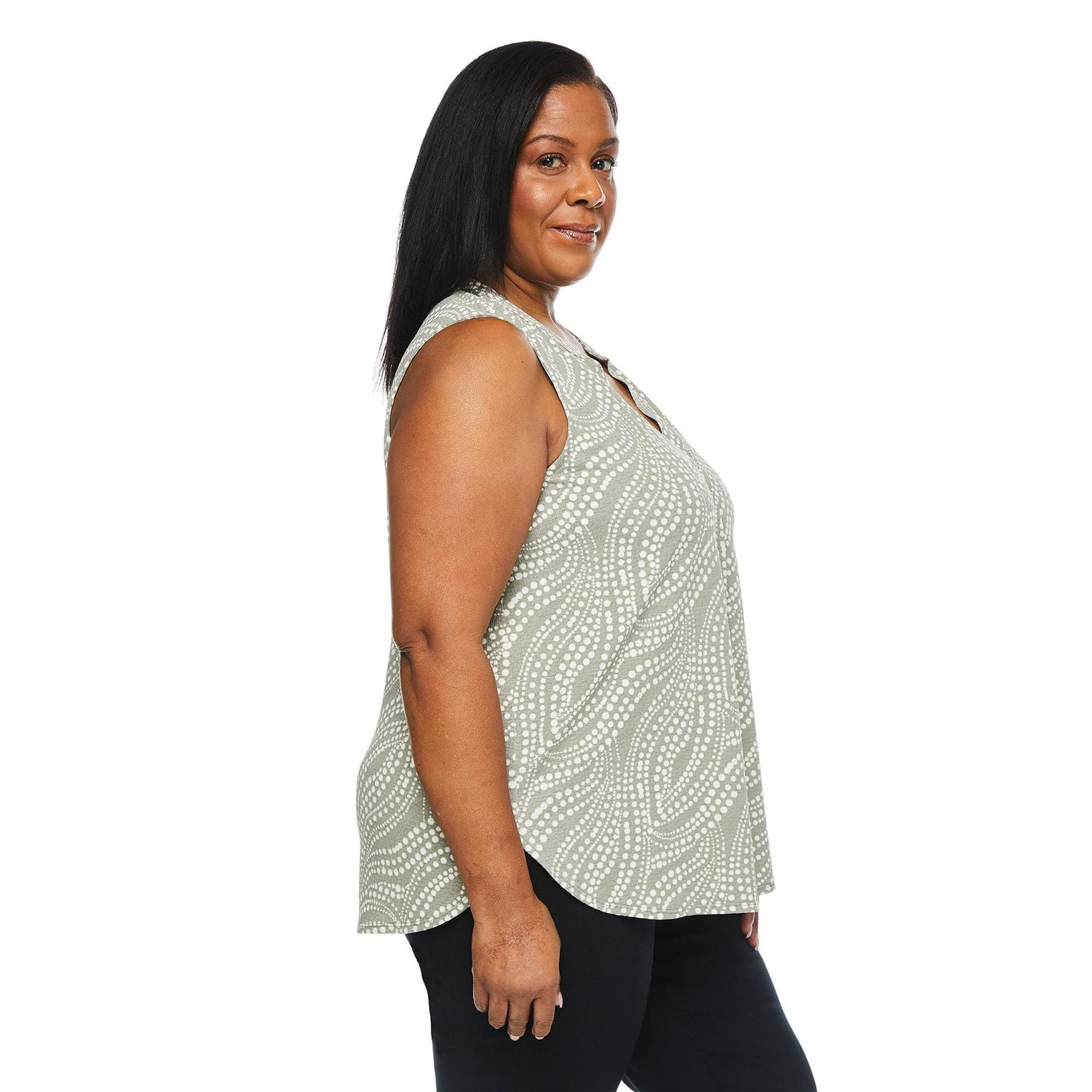 Iyla Women's Plus Crinkle Top