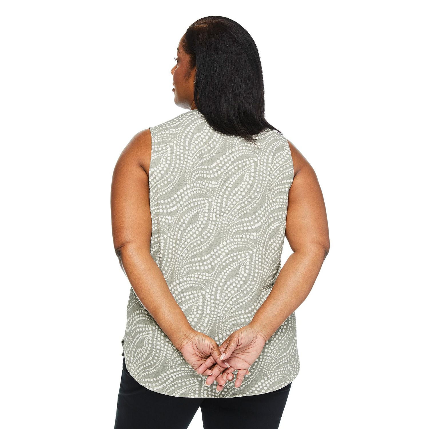 Iyla Women's Plus Crinkle Top