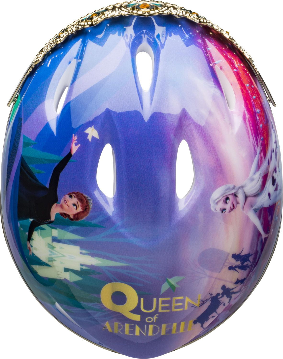 Frozen 3d tiara discount child bike helmet