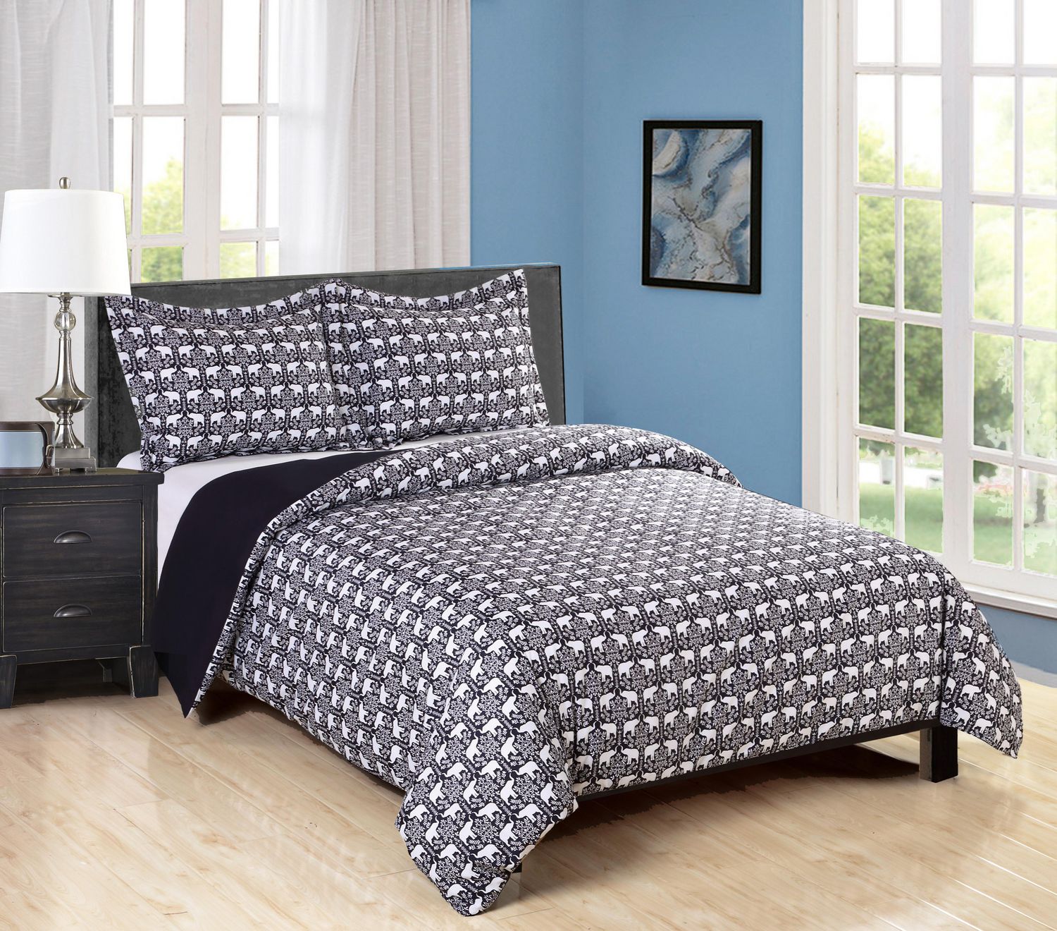 Printed Elephant Duvet Cover Set Walmart Canada