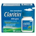 thumbnail image 2 of Claritin Allergy Medicine - 24 Hour Non-Drowsy Allergy Medication, Loratadine Antihistamine Pills For Allergy Relief, 2 of 9