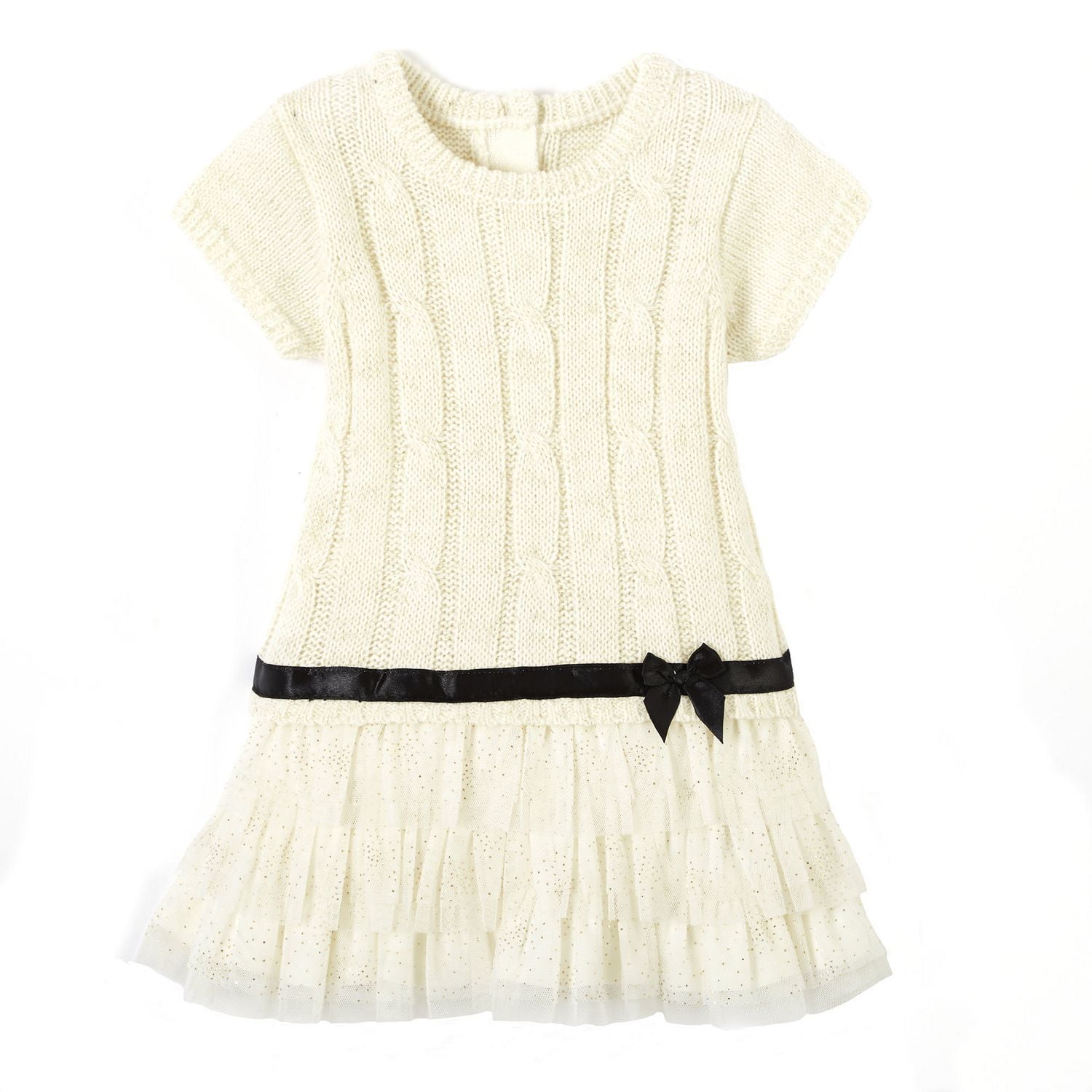 girls cable knit sweater dress