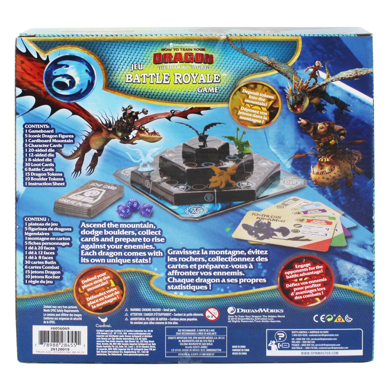 How to Train Your Dragon The Hidden World Battle Royale Board Game Brand NEW
