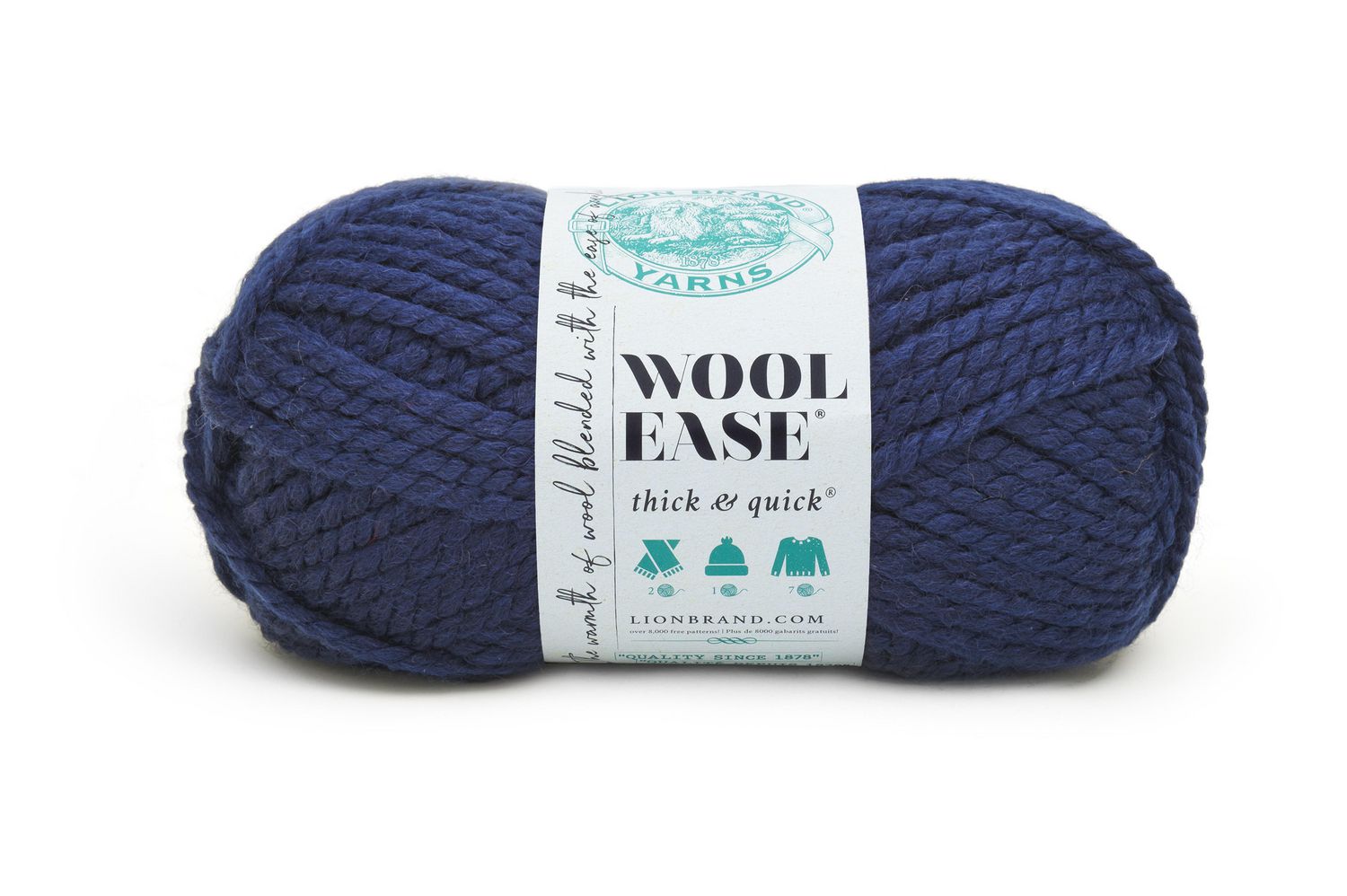 Lion Brand Wool - Ease Thick & Quick Yarn - Winter Sky - Wool - Ease Thick  & Quick Yarn - Winter Sky . shop for Lion Brand products in India.