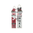 thumbnail image 1 of Etched Snowman/Santa Wall Hanger (Asstd)-Set of 2, 1 of 1