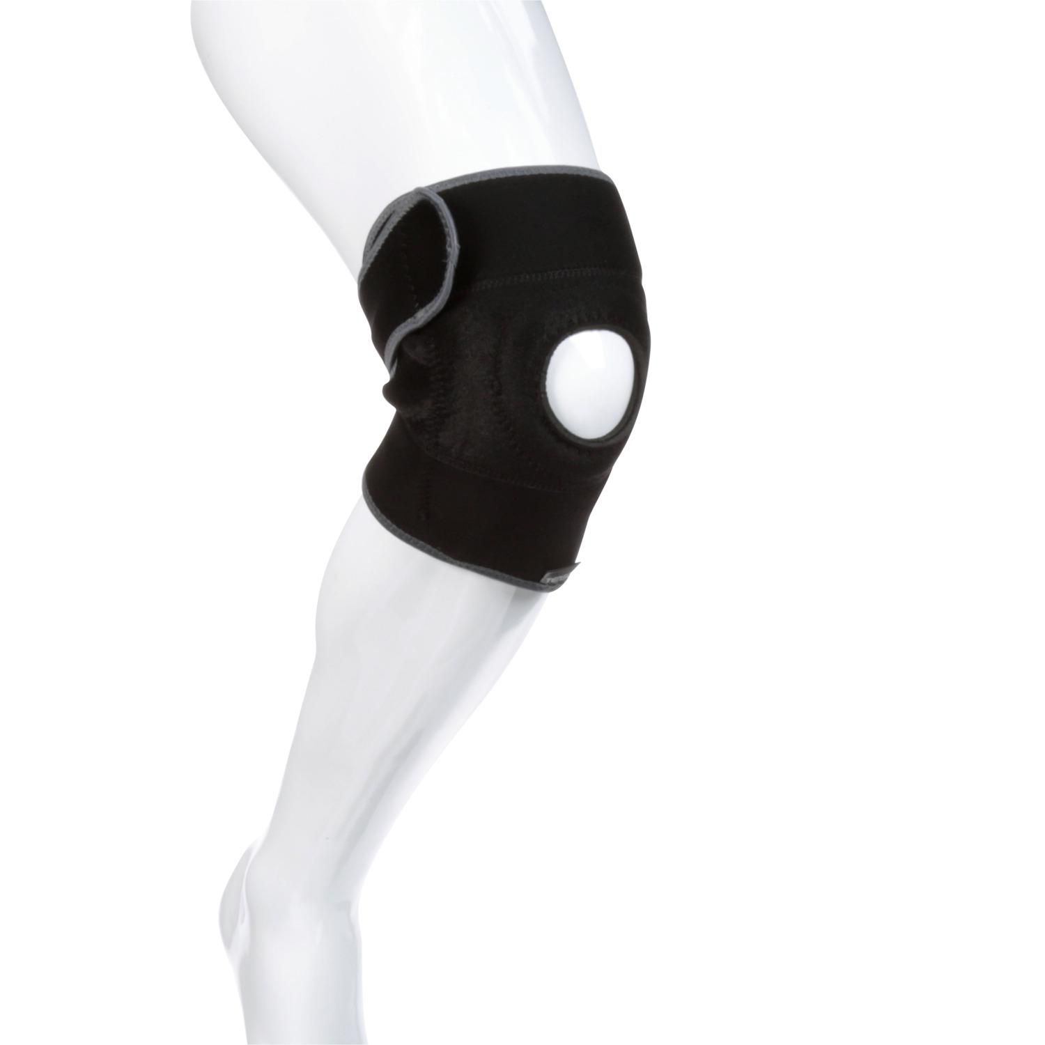 Tensor™ Adjustable Knee Support Brace with Dual Side Stabilizers, Black