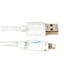 Câble Lightning MFi Certifié 3.3 PI-Blanc de Wiresonic – image 2 sur 4