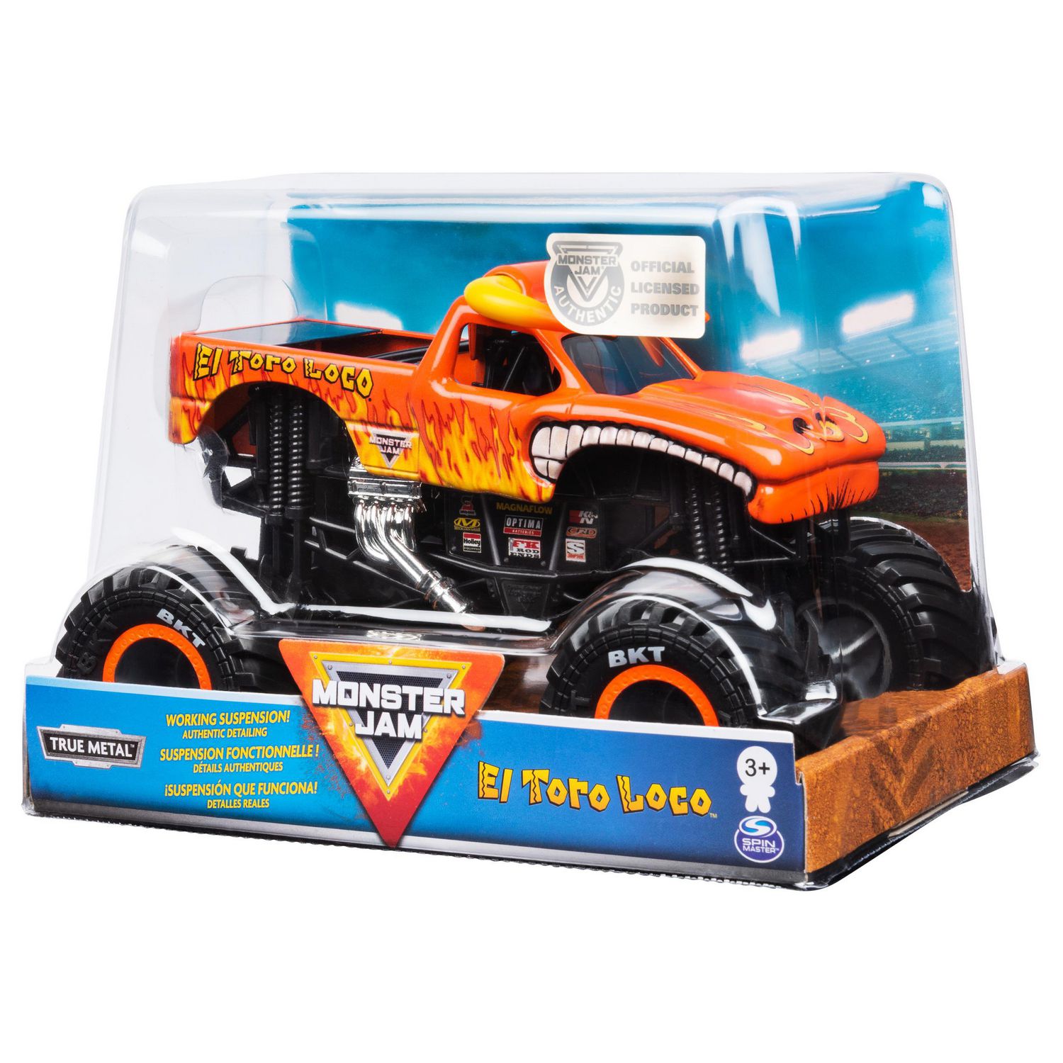 Monster Jam, Official El Toro Loco Monster Truck, Die-Cast Vehicle