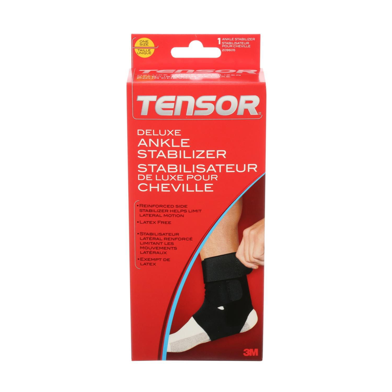 Tensor™ Deluxe Ankle Stabilizer, black, one size, Ankle Stabilizer