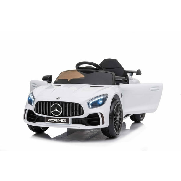 Porteur Enfant Voiture / Car Mercedes-benz Amg Gt Blanc Avec Fonctions  Sonores