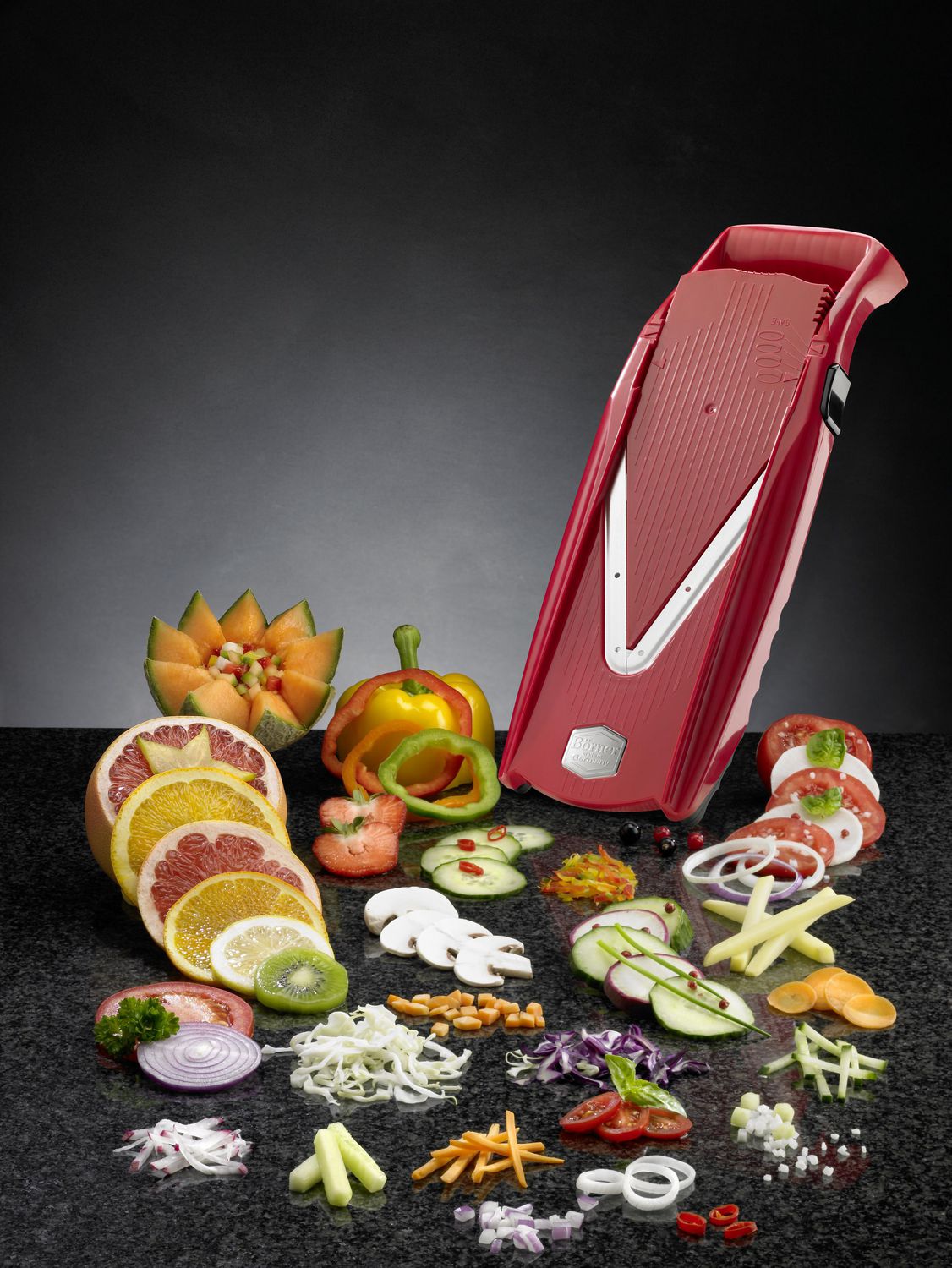 Borner V-Power Mandoline Slicer, Red – Kitchen Boutique Canada