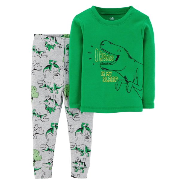 Child of Mine made by Carter's Toddler Boys' 2-piece Pyjama -Dinosaur ...